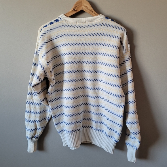 Aquascutum vintage houndstooth knit sweater - Picture 7 of 10